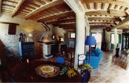 La sala da pranzo